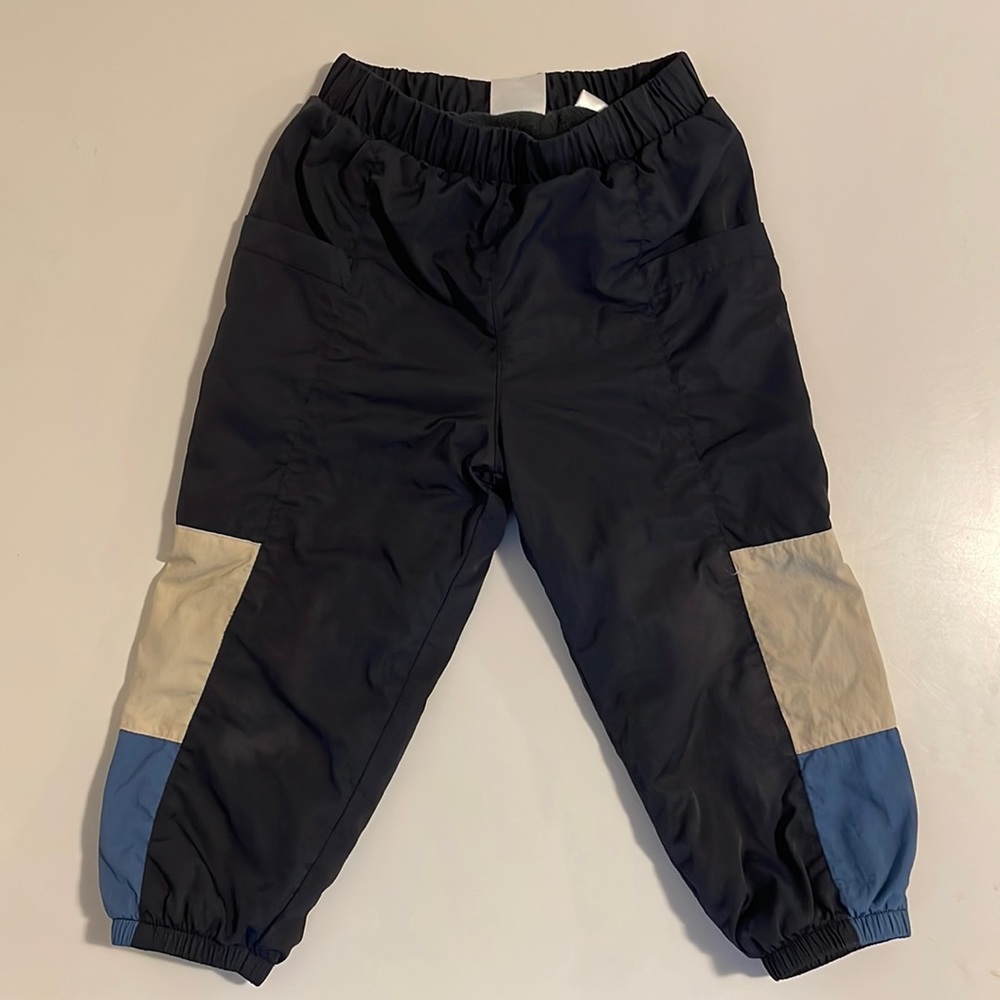 Zara Boys 2-3T Fleece Lined Rain/Wind Pants.